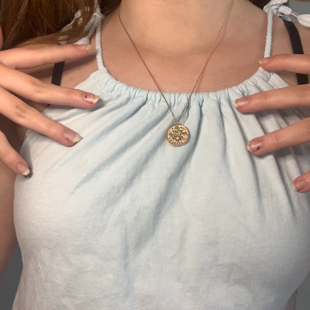 Flowy Light Blue Tank Top - Picture 5 of 6
